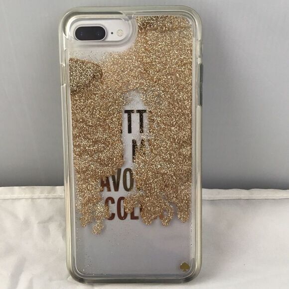 Kate Spade Liquid Glitter iPhone 7+ Phone Case (G) - Picture 2 of 8